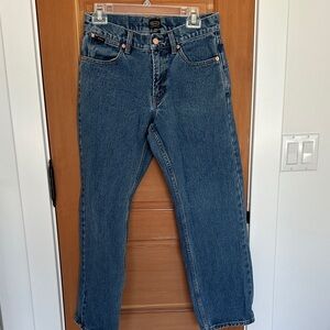 RVCA Men's Straight Blue Jeans